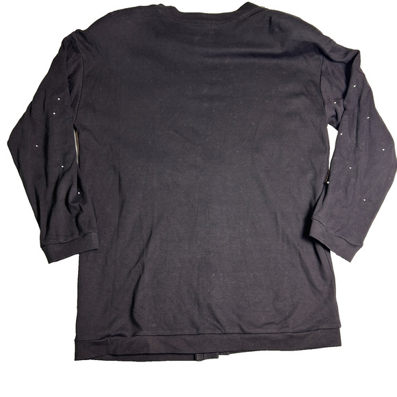 Vintage Marisa Christina Classics Beaded Cardigan Womens Small Turqoise Black - Picture 9 of 10